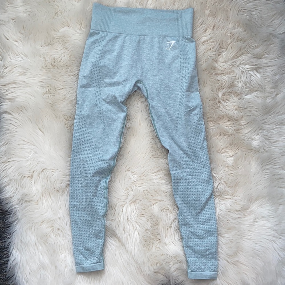 Gymshark vital seamless light blue leggings